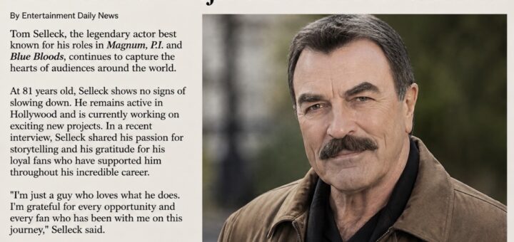 Tom Selleck Continues to Inspire Fans With His Timeless Career